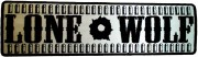 lone wolf reflective patch Reflective Lone Wolf Patch with Bullets large