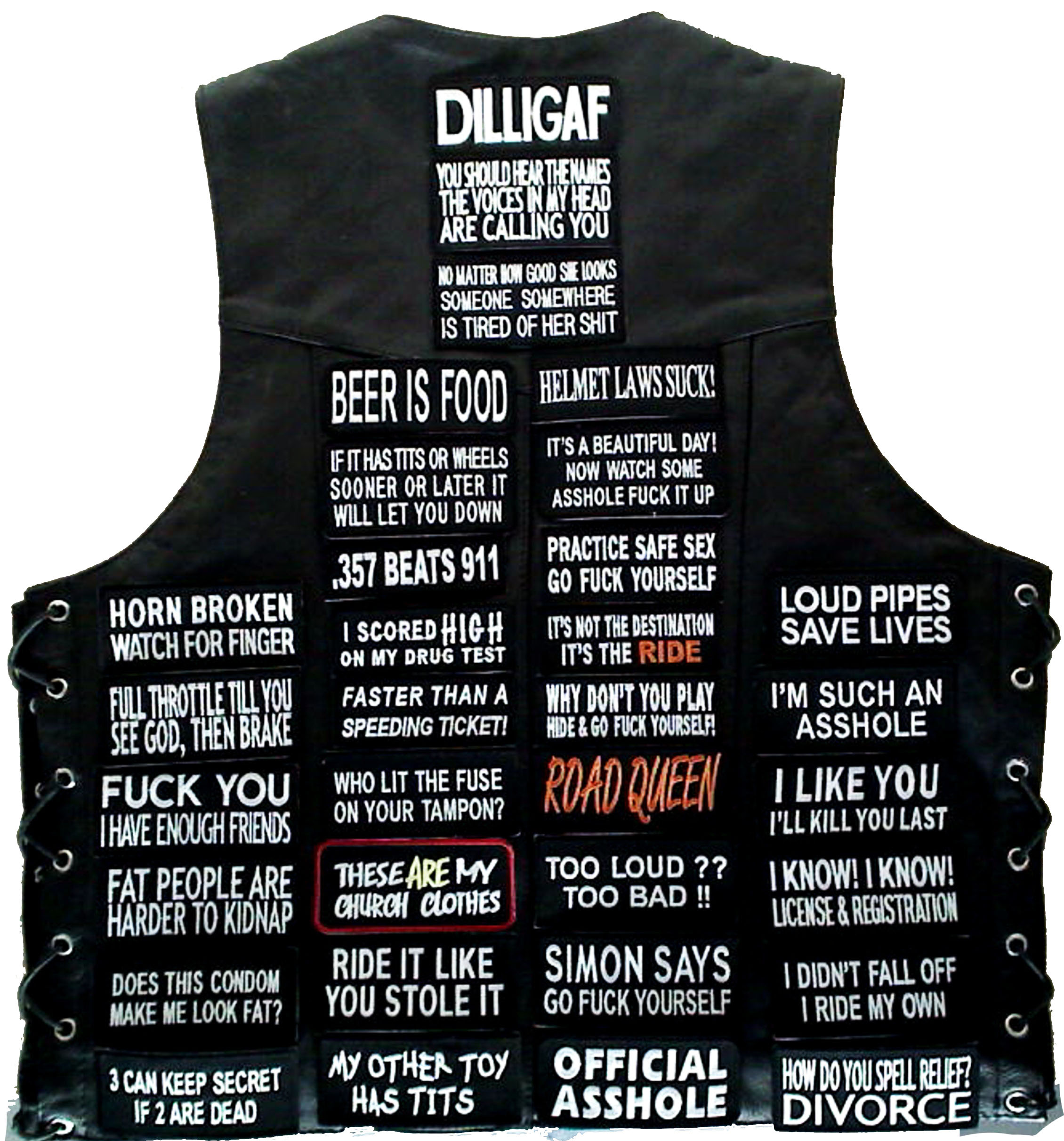 Biker Vest Patches