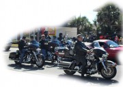 Bikes buzzing on A1A
