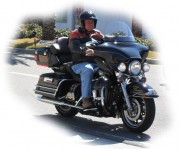 enjoying his new Harley riding it under cool sunny weather in Daytona. Patch businesses were loving the fact that Bikers were wearing there leather jackets and vests. More sewing business for them!