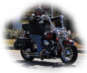 A classic biker