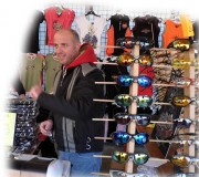 This is Musti working one of the busier tents at Destination Daytona. He comes up to do this show every year from West Palm Florida