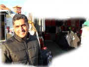 I saw Hayat who was making sure his leathers weren't walking out of his tent without a payment. He owns Milwaukee Leather and travels to all the major motorcycle rallies
