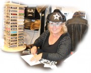 Elaine owns On the Fringe leather at Destination Daytona. They have a very unique store specializing in high end leather. They do sell some patches on the side as well. These gals from Canada can really make you a nice custom vest