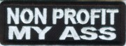NON-PROFIT-MY-ASS-PATCH NON-PROFIT-MY-ASS-PATCH