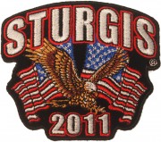 Sturgis 2011 Eagle and Flags Patch Sturgis 2011 Eagle and Flags Patch