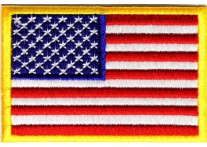 U.S. flag patch