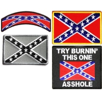 Confederate Flag Patch Subdued