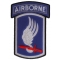 173rd Airborne Patch | US Army Military Veteran Patches 173rd Airborne Iron on Patch