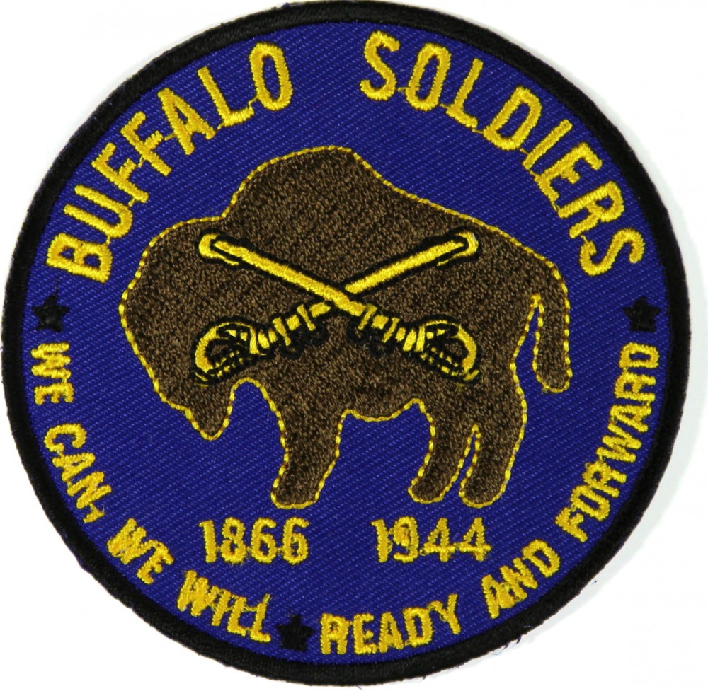 Buffalo Soldiers Patch We Can We Will Read and Forward