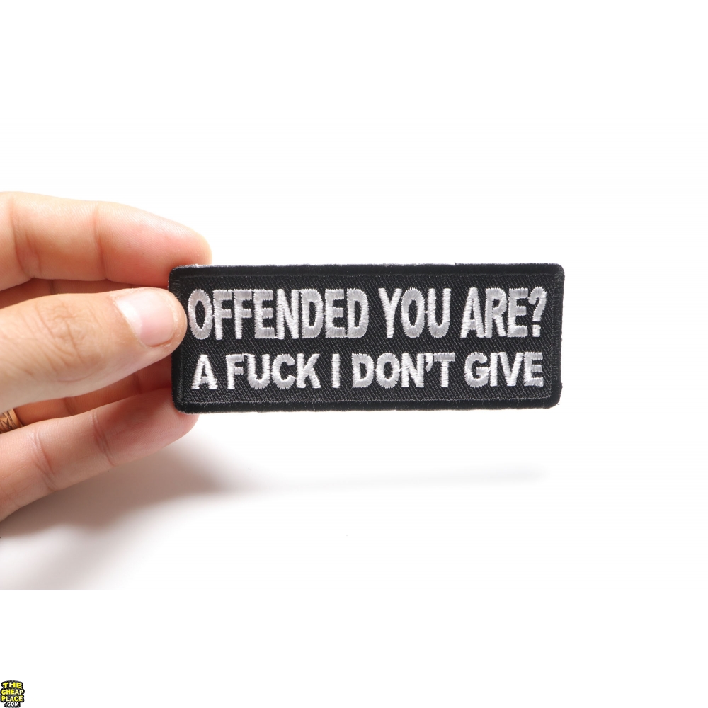 Offended You Are A Fuck I Dont Give Yoda Patch Naughty Patches Thecheapplace