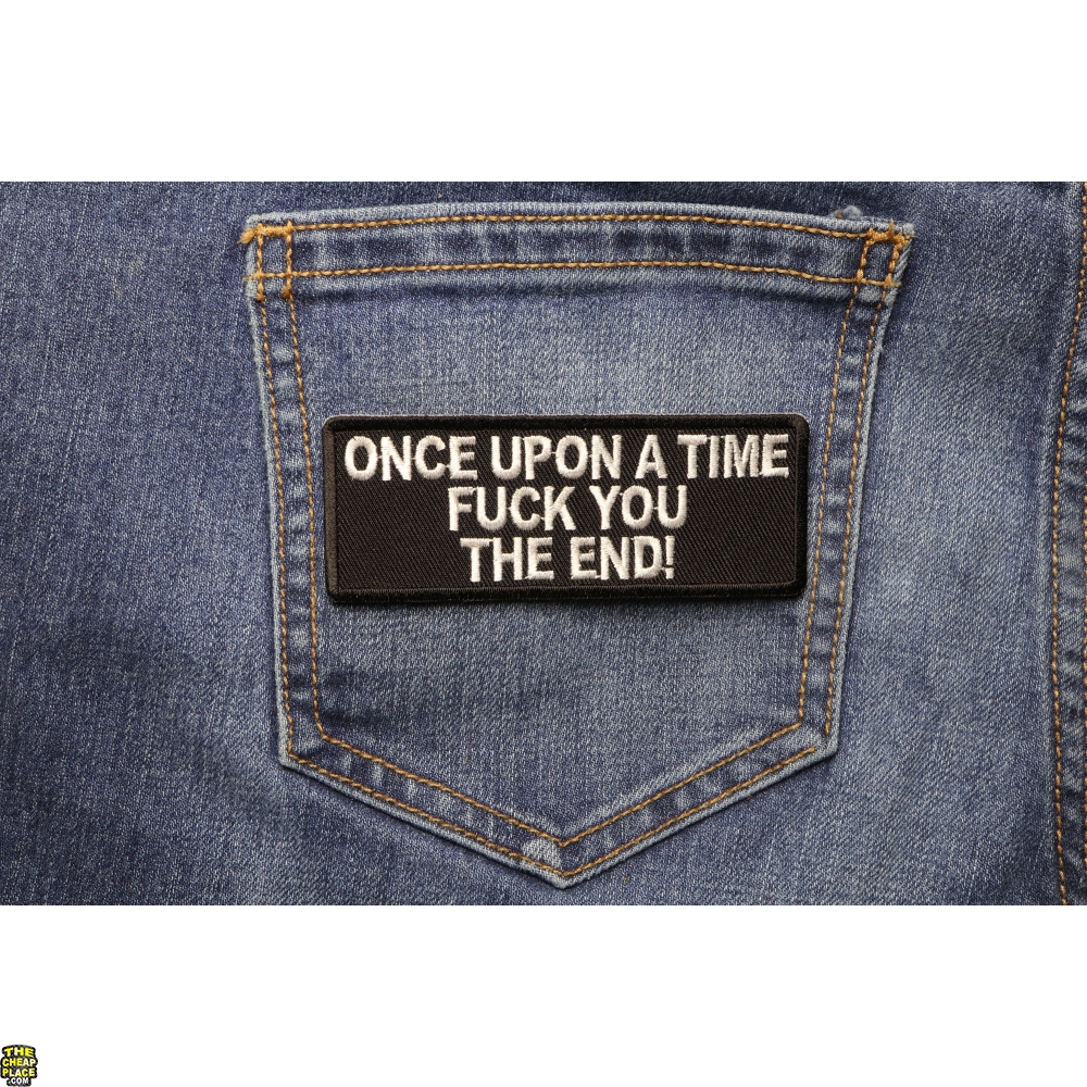 Once Upon A Time Fuck You The End Patch Naughty Patches Thecheapplace
