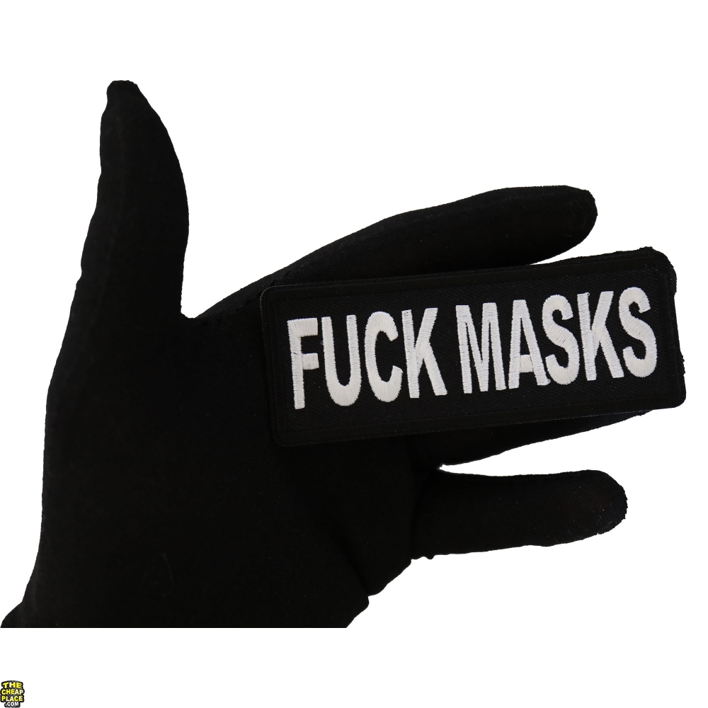 Fuck Masks Patch Thecheapplace