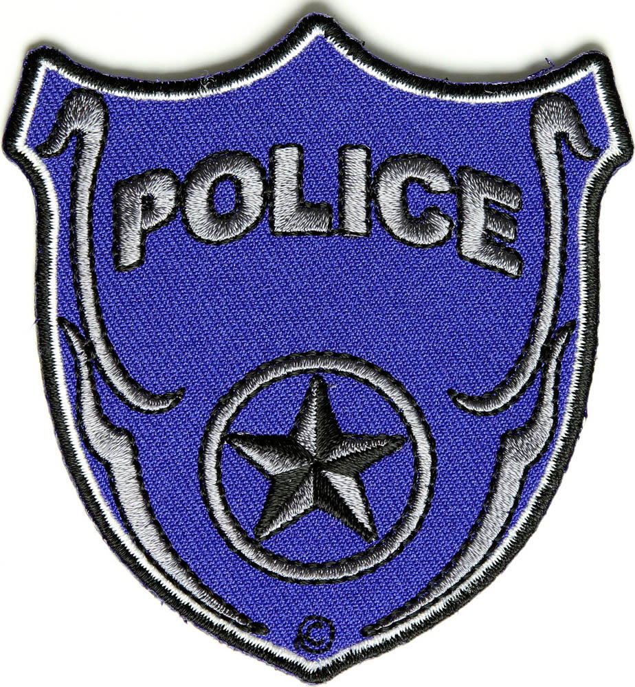 Police Patch - Embroidered Shield  Embroidered Patches by Ivamis