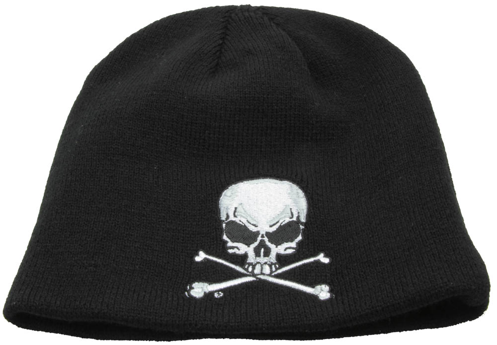 Skull and Cross Bones Beanie Hat The Cheap Place