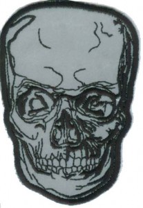 A Creepy Skull Patch for Creepy People