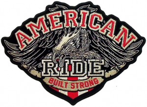 Built Strong American Ride Patch