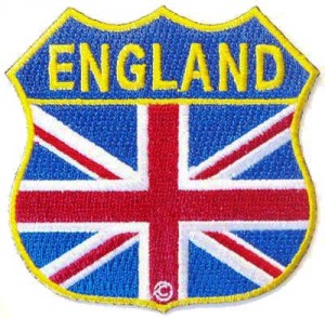 England Shield Flag Patch