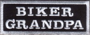 biker grandpa Patch