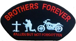 Brothers Forever Biker Cap Patch