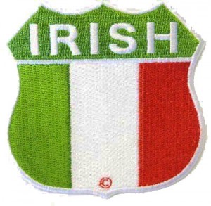 Irish Shield Flag Patch
