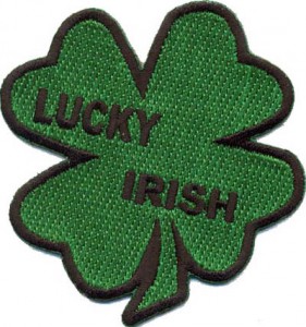 Lucky Irish Maple Shamrock Patch