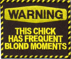 Warning Frequent Blond Moments Patch