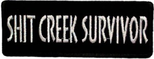 shit creek survivor Patch