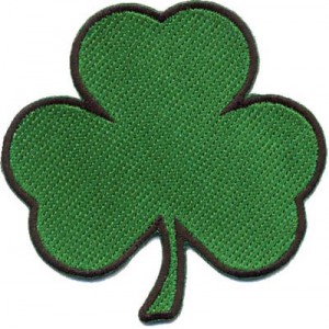 3 Leaf Clover Shamrock Patch