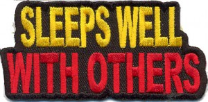 Sleeps well with others patch