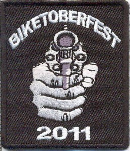 2011 Biketoberfest Patch with Gun