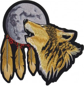 Howling Wolf Moon Patch Large