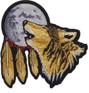 Howling Wolf Moon Patch Medium