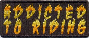 Addicted to Riding Patch