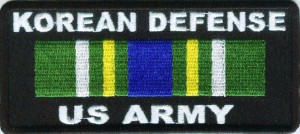 Korean Defense US Army Patch
