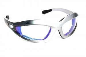 Black Foam Padded Riding Glasses