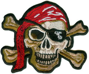Pirate Skull Patch