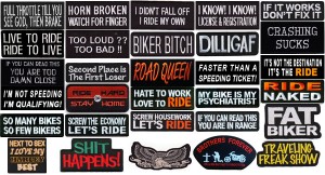 Biker Patches Assortment