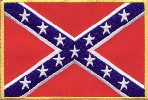 rebel confederate southern flag Patch