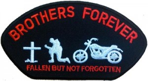 Brothers Forever Biker Cap Patch