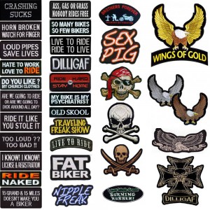 Small Biker Patches