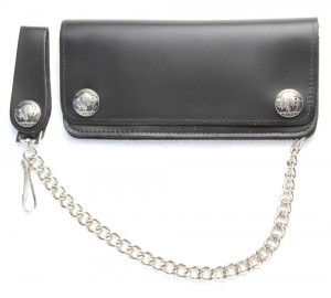 Large Buffalo Nickel Leather Wallet