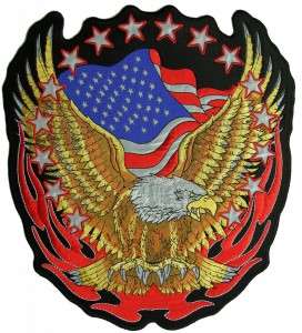 Reflective Large Eagle Patch