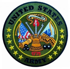 army circle green Patch