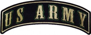 army rocker patch