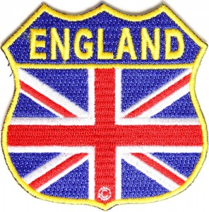 England Shield Flag Patch