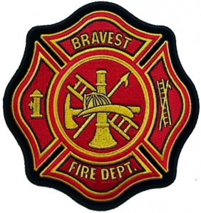 Fire Dept Large Back Patch