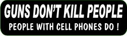 Guns Dont Kill People Helmet Sticker