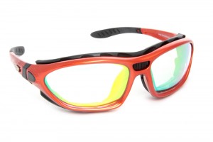 Orange Riding Glasses