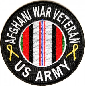 Afghani War Veteran US Army Round Patch